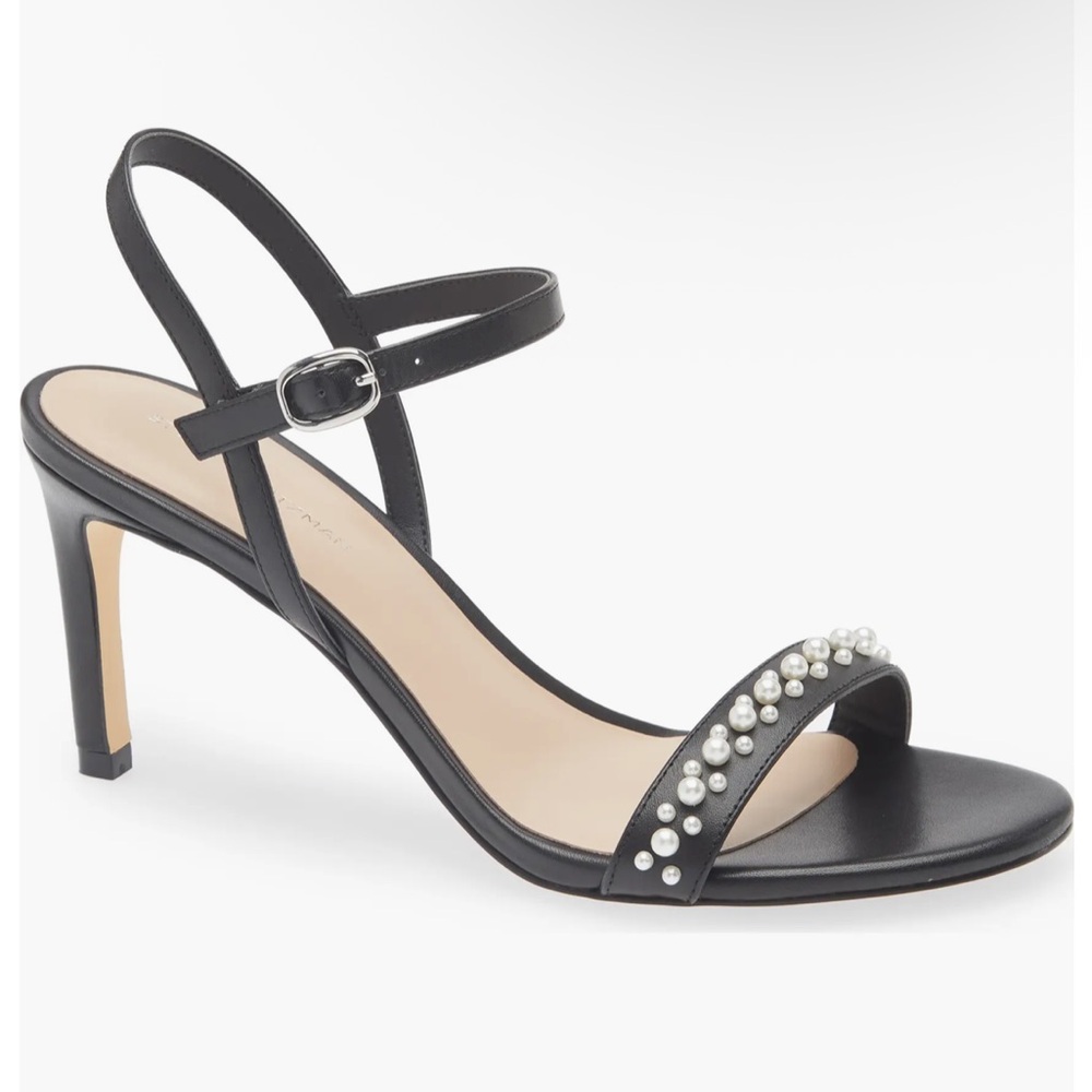 NEW Stuart Weitzman Dancer Sandal Heels - Black Size 8